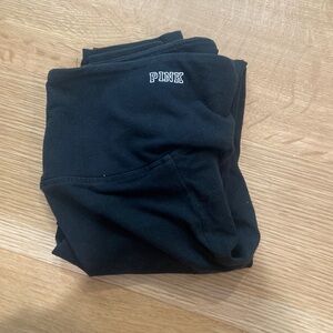 black cotton leggings from pink